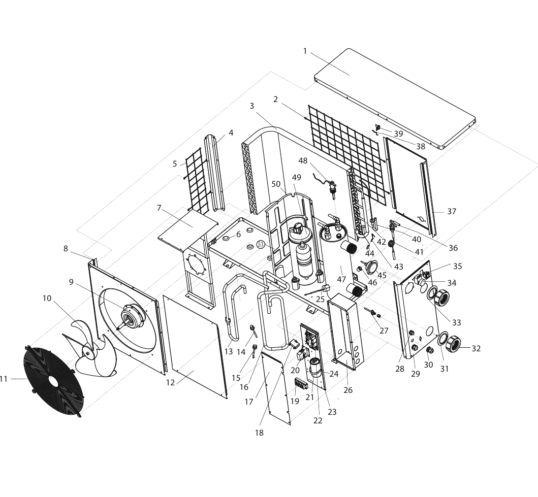 Fan motor 40 Watt