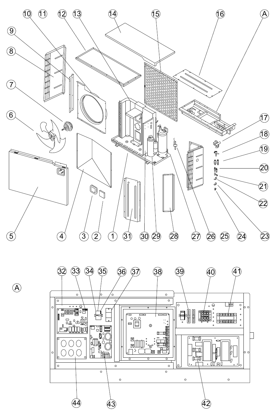 Capacitor board