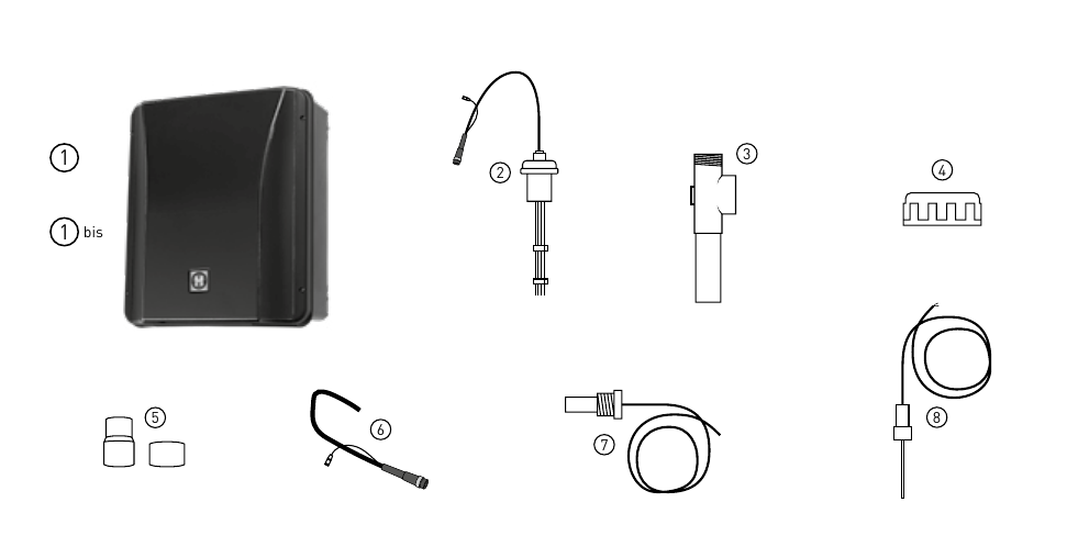 Extension cable 2m
